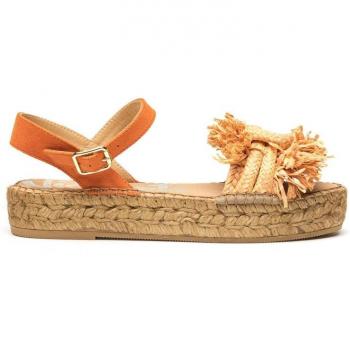 Zapato Vidorreta Naranja con Flecos