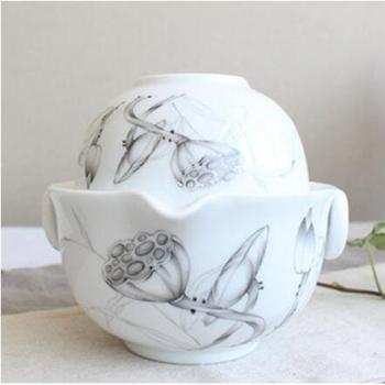 Set de té de cerámica Kung Fu con tetera y taza