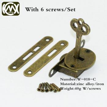 Colección Kimxin-W-018: Caja Madera + Cerradura Bronce