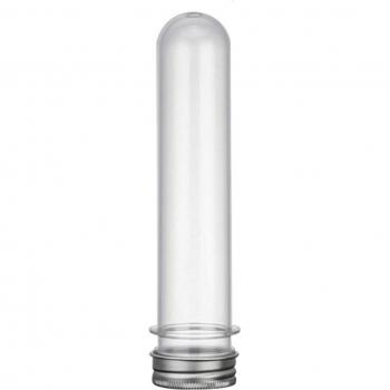 50Pcs 40Ml Plastic Test Tube with Screw Cap and Aluminum Seal