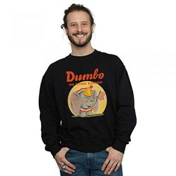 Men's Disney Dumbo Elephant Black Top – Size Large