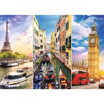 Trefl Puzzle Un viaggio attraverso l'Europa
