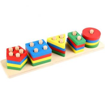 Multicolor Montessori Tower