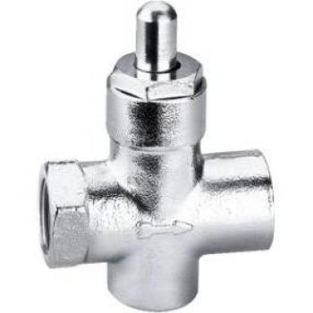 Rubinetto Caleffi 1/4″ Portamanometro Gas Pulsante 846002