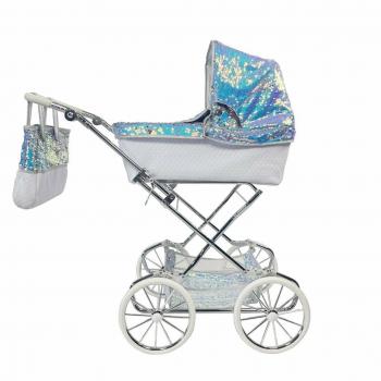 Roma Polly Reborn Doll Stroller – Sparkle Sequins Mermaid