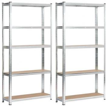 Scaffale Acqua Akord in Acciaio Zincato, 5 Livelli