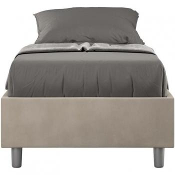 Cama 90x190 Azelia Arena con Acolchado sin Somier
