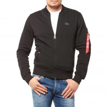 X‑Fit MA‑1 Alpha Industries Schwarze Sweatjacke