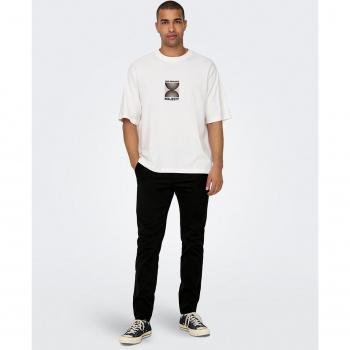 ONLY & SONS Chino Mark Luca 22028144 Schwarz Slim Fit