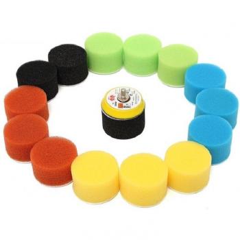 16Pcs 50mm Polishing Pads for Car Polisher