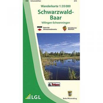 Wanderkarte 1:35000 Schwarzwald-Baar