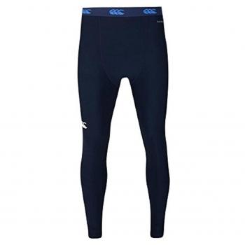 Legging de Compression Thermoreg Canterbury Homme, Bleu Marine, Taille L