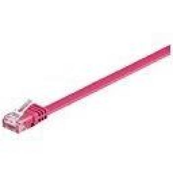 MicroConnect 605Pi Pink Cat6 Flat 5m Network Cord