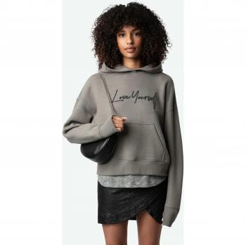 Sweatshirt femme gris Moyen Zadig & Voltaire Mia, taille petite