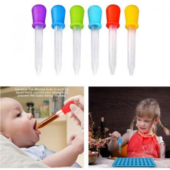 MiniKleinkindTropfen – 6‑er Paket, 5 ml Silikon‑Ausgießer