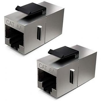 DeleyCON 2 CAT6a RJ45 Keystone Modul Geschirmt