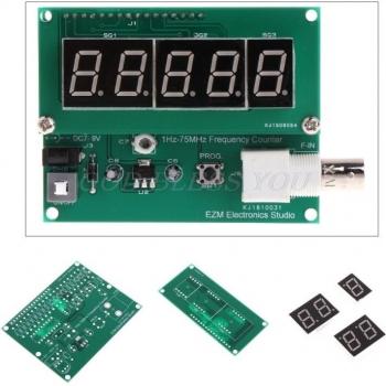 1Hz-75MHz DIY Frequency Counter Kit