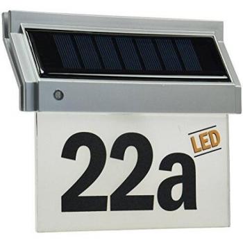 Solar Hausnummernleuchte