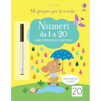 Numeri da 1 a 20. Libro disegno e cancello. Mi preparo per la scuola. Ediz. a colori. Con pennarello