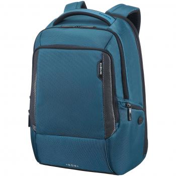 Samsonite Cityscape Tech LP Rucksack 17,3 / 49 cm, erweiterbar auf 34 Liter, Petrol Blau