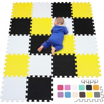 Tappeto Bambini Puzzle Certificato CE Morbido Gomma Eva 18 Pezzi