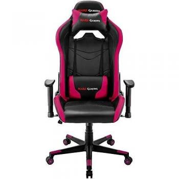 Mars Gaming MGC3 Silla para videojuegos universal Asiento acolchado Negro, Rosa