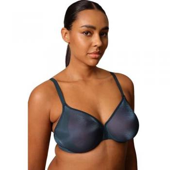 Gossard Women's Blue Moulded Sheer Bra – Size 36DD