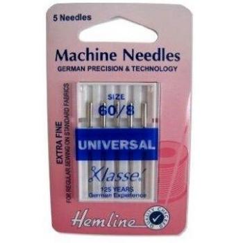 Hemline H100.90 Heavyweight Universal/Slight Ballpoint Machine Needles 5x 90/14