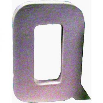 Lettre décorative en papier mâché Q