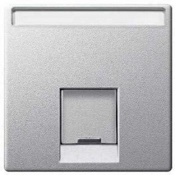 Aluminium kryt pro datovou zásuvku Merten MTN465860