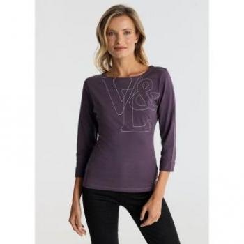Blusa Lila Doble Manga, Estilo Stitches – V&L para Mujer