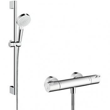 Hansgrohe Set de douche Combi Crometta Vario 0,65m/Ecostat 1001 CL (27812400)