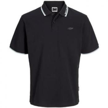 Jack & Jones Pacer Polo, Schwarz, Regular Passform