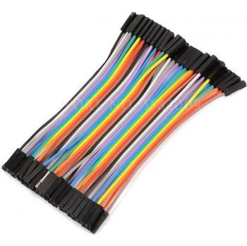 120 Stück 40-polige 10CM Dupont Verbindungskabel Männlich zu Männlich + Weiblich und Weiblich für Arduino