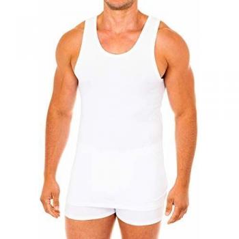 Men's White A08HU Advanced Tank Top
