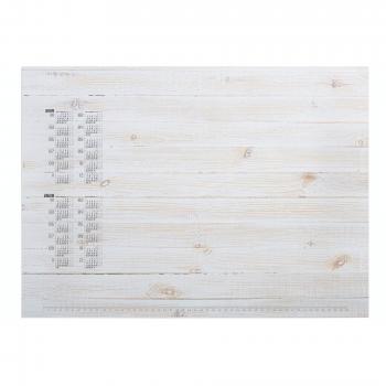 Durable Pinewood Panels Calendar Desk Mat Refill 570 x 410mm 7322 DB98703