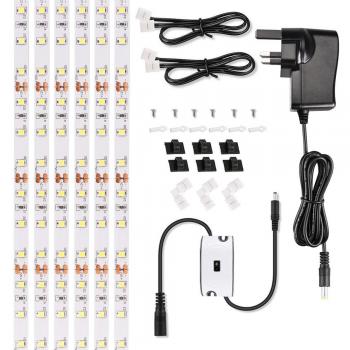 Under Kitchen Cupboard Shelf LED Strip – 3m, 1500lm, Plug Included
