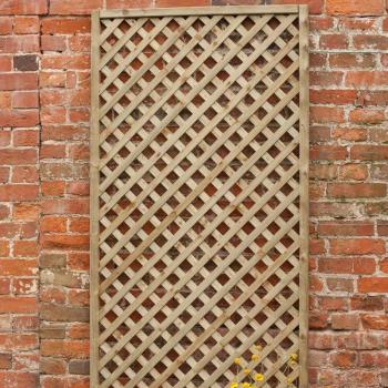 Forest 1.8m x 0.6m Rosemore Pressure Treated Diamond Lattice