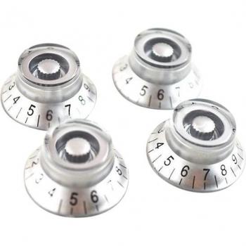 ABGZ Silver Top Hat Guitar Knobs for Gibson SG