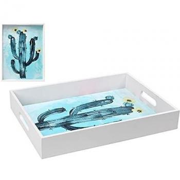 Multicolored Iron Cactus Tray, 113953 – BigBuy