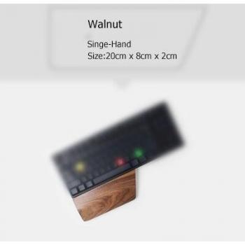 Kashcy Walnut Palm Rest for Ergonomic Keyboards