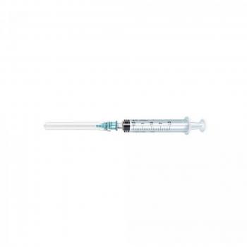 Siringa monouso sterile da 2,5 ml con ago da 16 mm G23