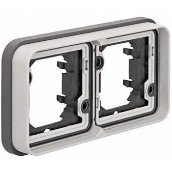 Berker Rahmen 2fach lichtgrau W.1 13293505
