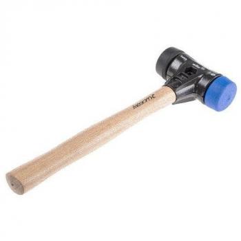 Wiha Rund-Schlagkopf 40 mm Schonhammer Safety weich/mittelweich mit Hickory-Holzstiel