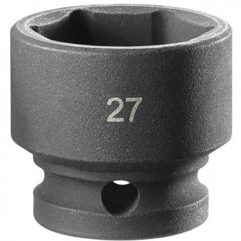 Facom Stubby Impact Socket 1/2in Drive 27mm 6 Point FCMNSS27A