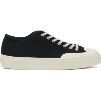 Superga Black Cotton CO Trainers UK Size 8