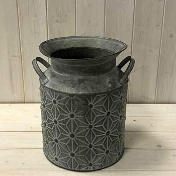 Vintage Metal Churn Planter