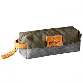 Nomad Pencil Pouch, Waxed Canvas Olive