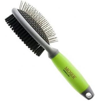 Moser 2999 Beidseitige Bürste für Fellpflege