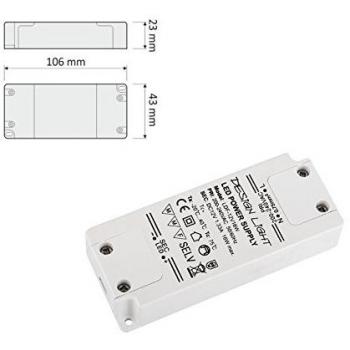 12V 16W LED Driver – 240V Input, G4 Ready
